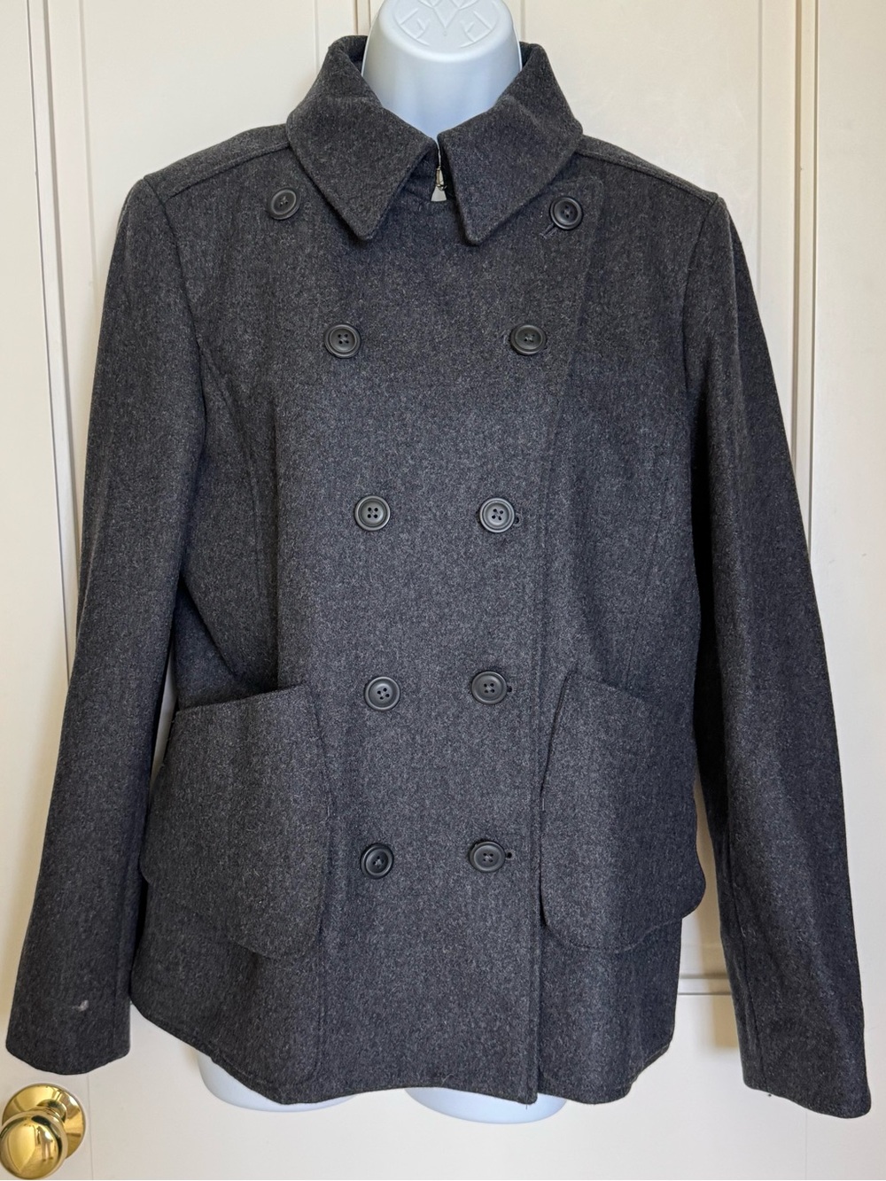 EUC LL Bean Wool Coat Jacket Blazer